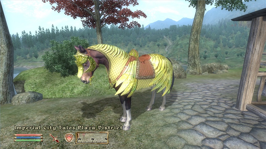 elven armor for my horse（The Elder Scrolls 4 Oblivionプレイ日記）